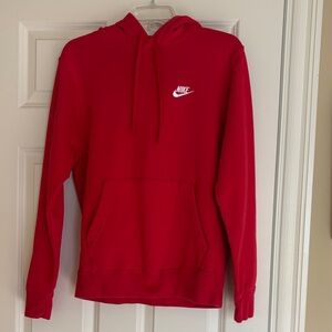 Nike Red Pullover Hoodie